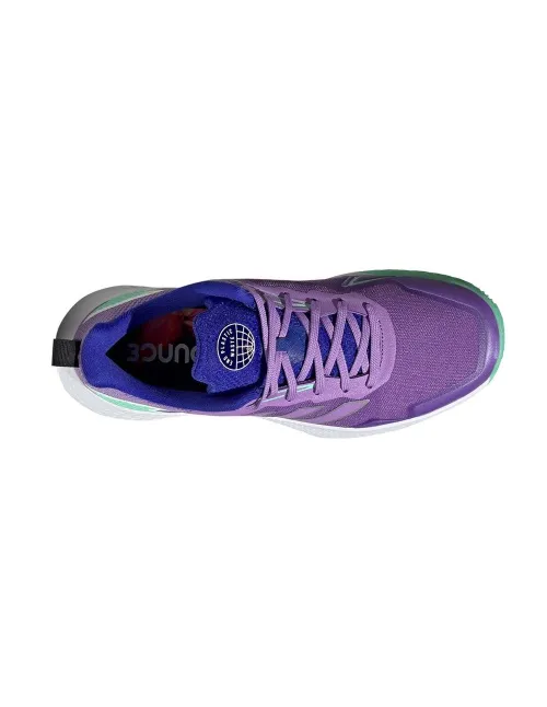 Adidas Defiant Speed Clay Morado Verde Mujer Hq8465 | Ofertas de pádel